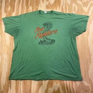 Vintage Foo Fighters Green Cobra Graphic T-Shirt – Men’s XXL – Optima Tag